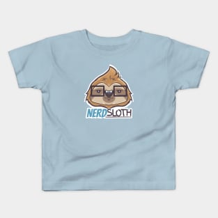 NerdSloth Retro Kids T-Shirt